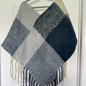 Cozy poncho made and bought in Italy